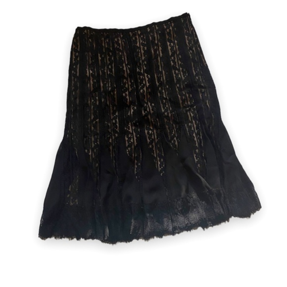 ANN LOFT LACE MIDI SKIRT